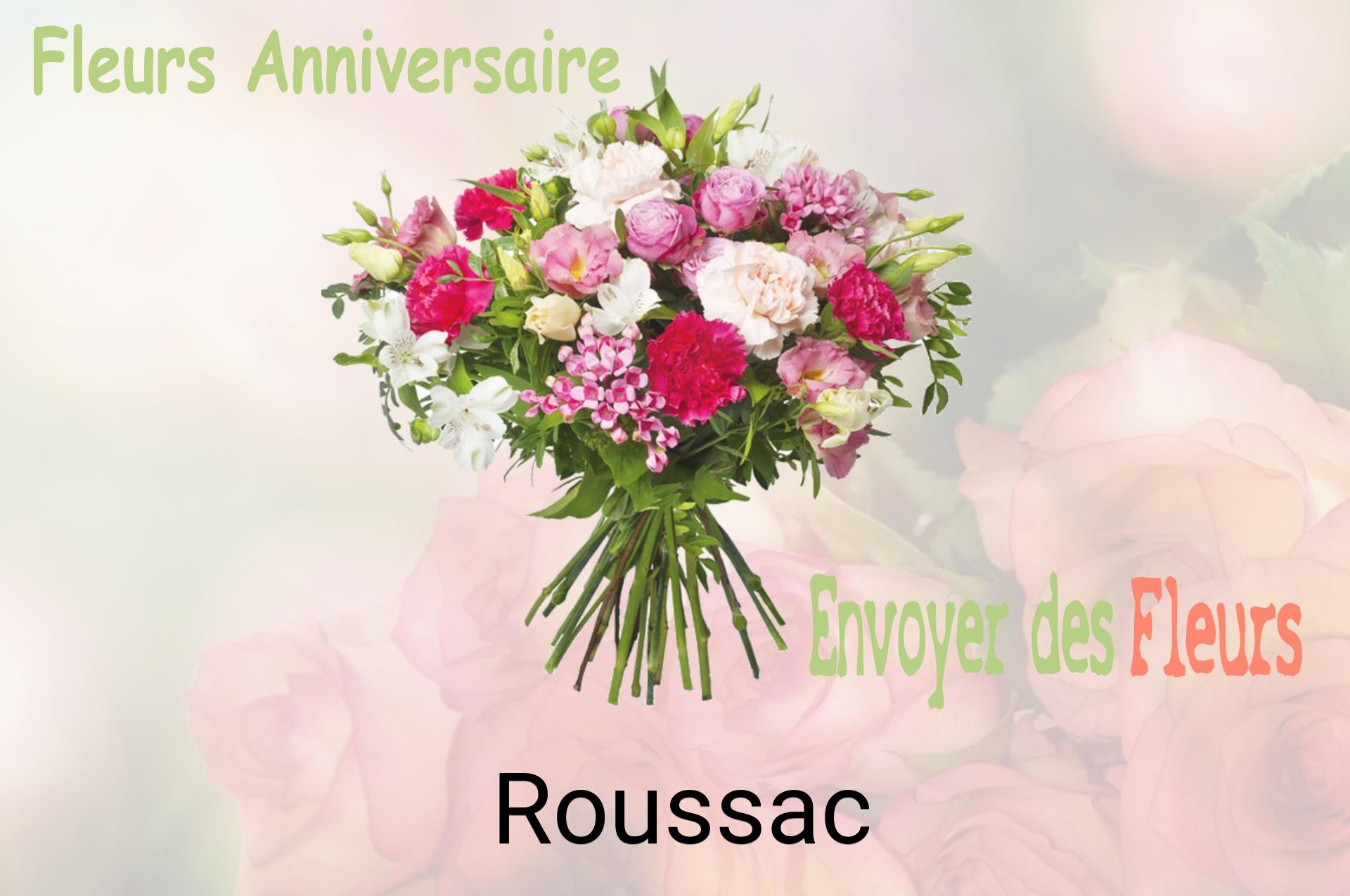 Bouquet de fleurs d’anniversaire livré à Roussac