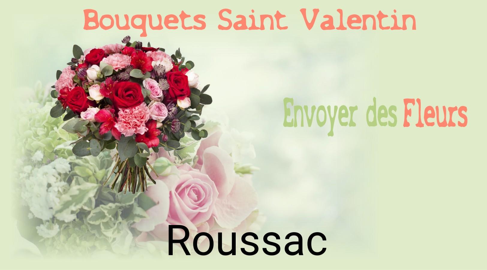 Roses de Saint-Valentin livrées à Roussac